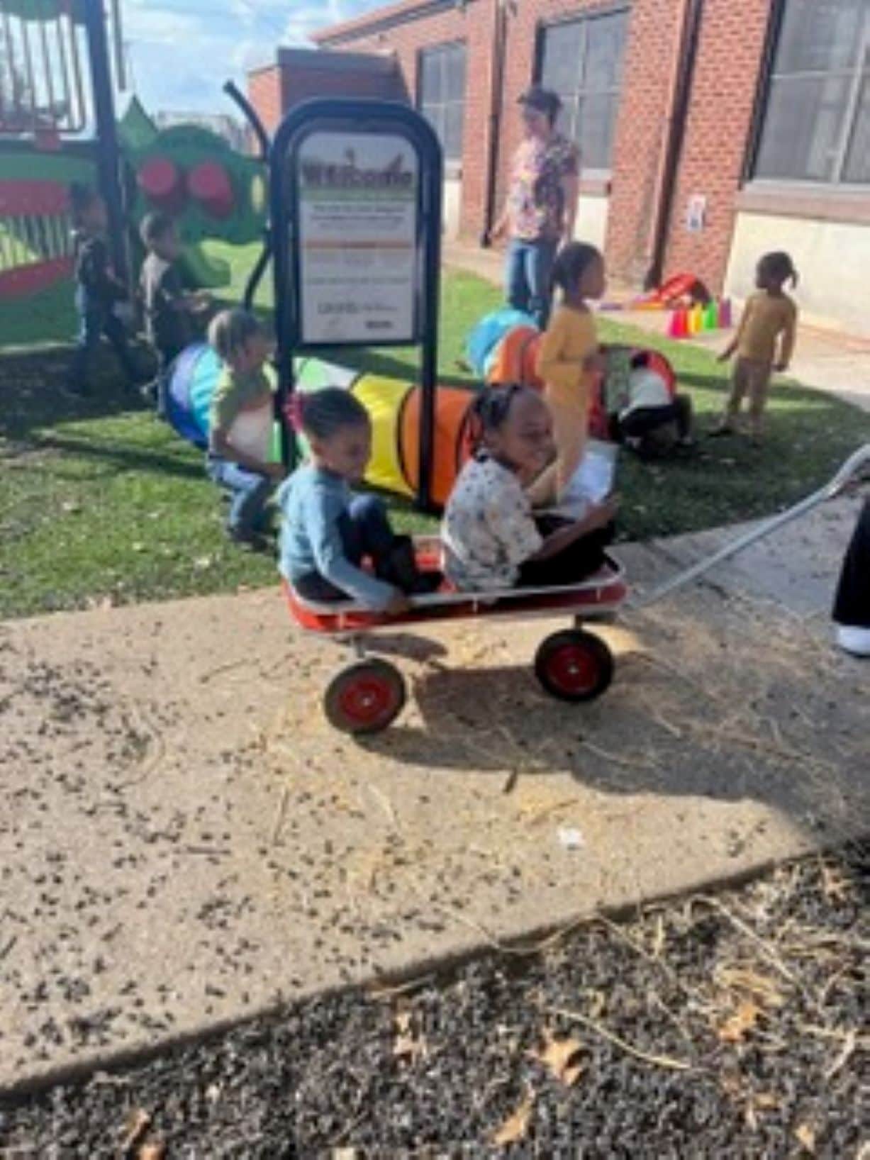 Our students enjoying a day of play at field day.
